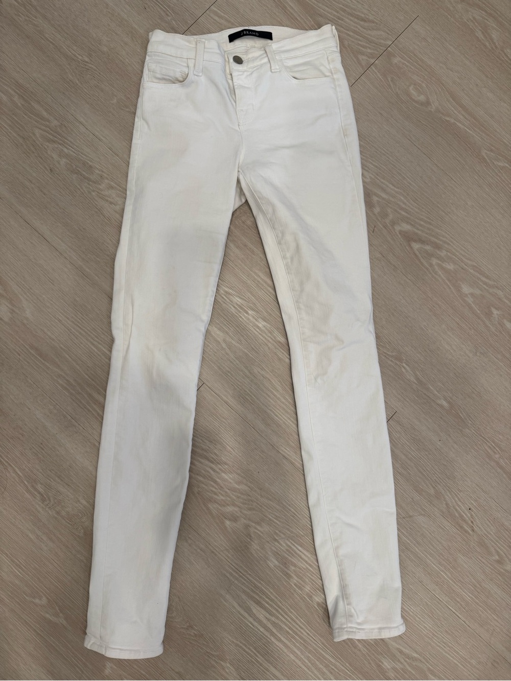 J Brand White Skinny Jeans